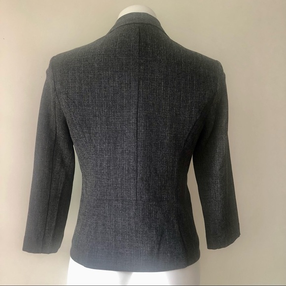 🌼 BCX Junior's Black Tweed One Button Blazer, L - Picture 7 of 9